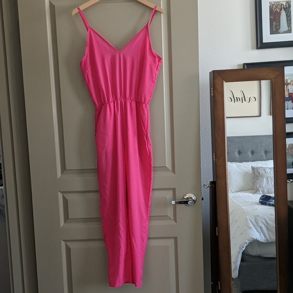 Pink jumpsuit